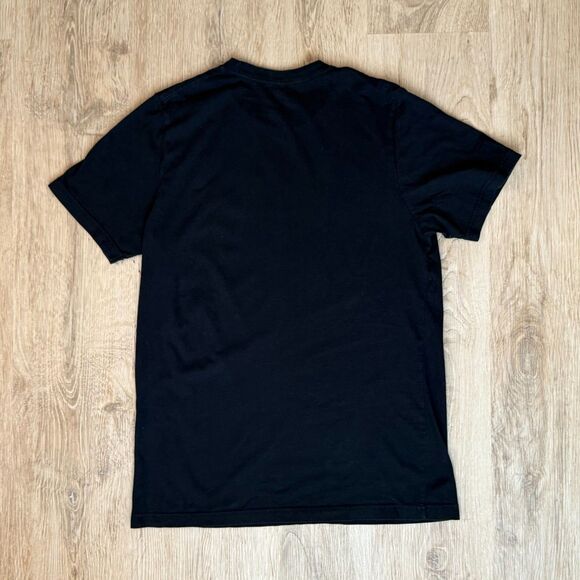 Canvas Earth Art Graphic T-Shirt Black Red White Large Environmental Tee - Picture 2 of 5